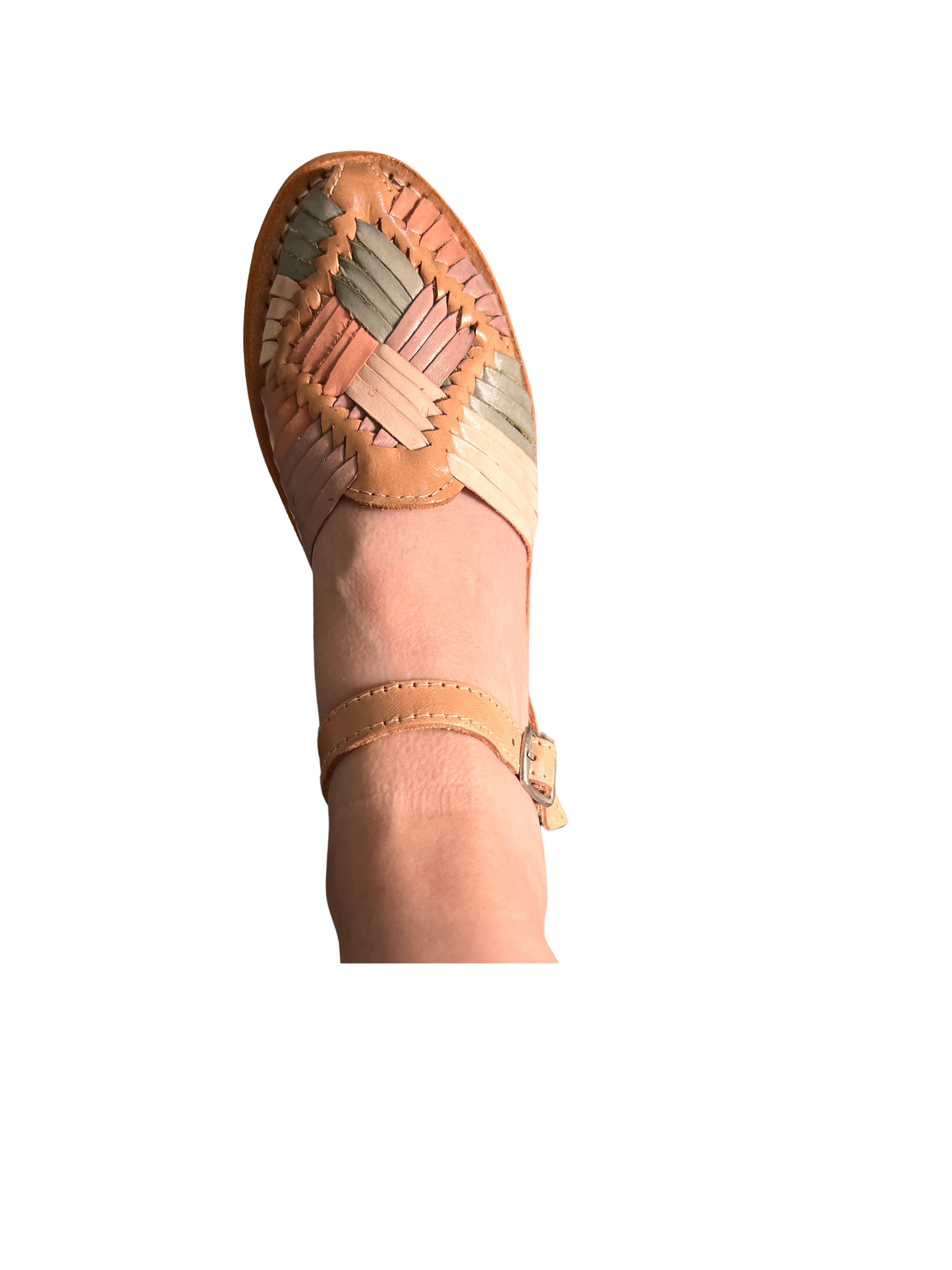 – Confetti Dream – Artisanal Buckled Flat Huaraches