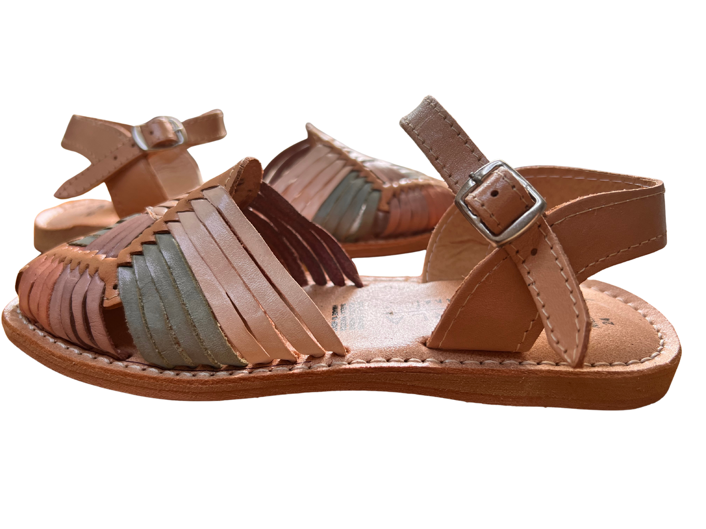 – Confetti Dream – Artisanal Buckled Flat Huaraches