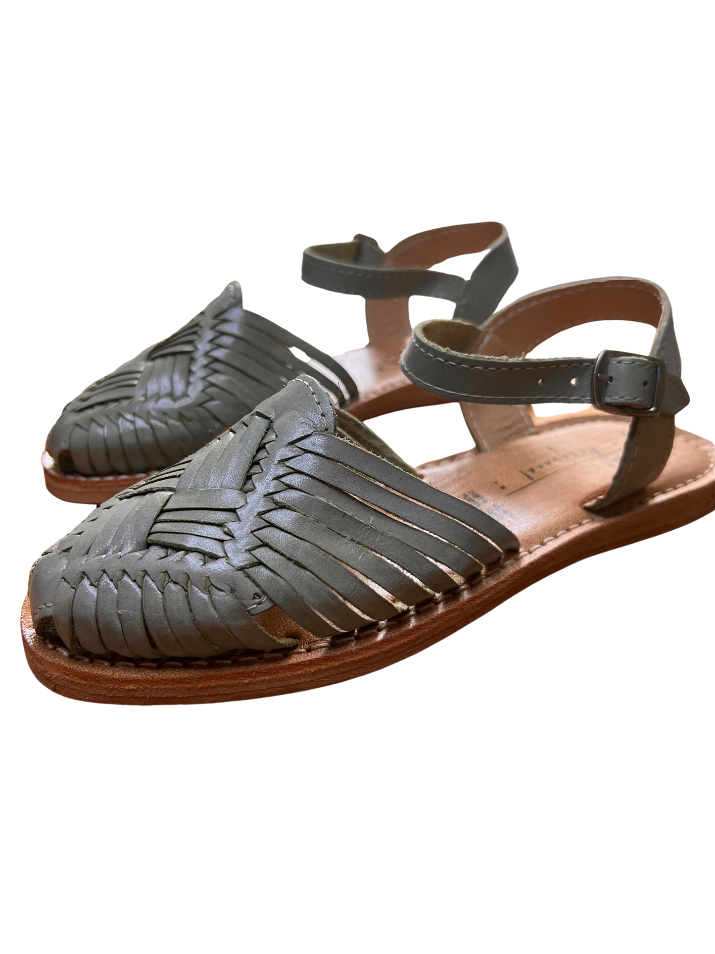 – Menta Chic – Artisanal Buckled Flat Huaraches