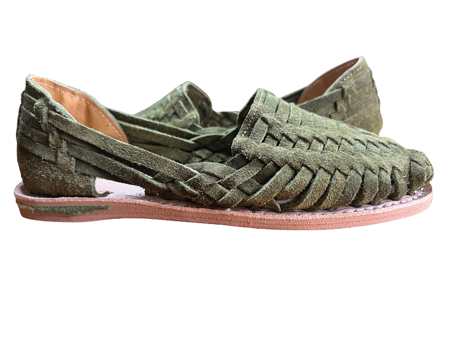 – Olive Palma – Suede Leather Mexican Sandals